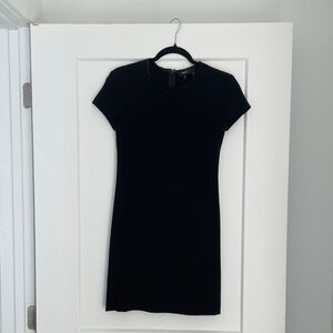Theory Textured Black Dress